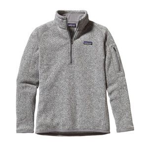 Patagonia Better Sweater Quarter Zip Fleece Birch White